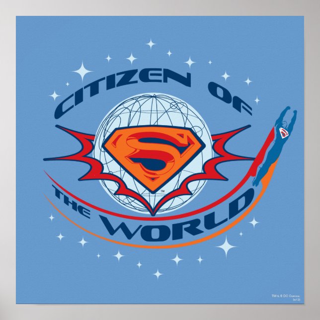 Póster Superman Citizen of the World (Frente)