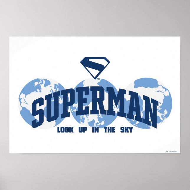 Póster Superman en todo el mundo (Frente)