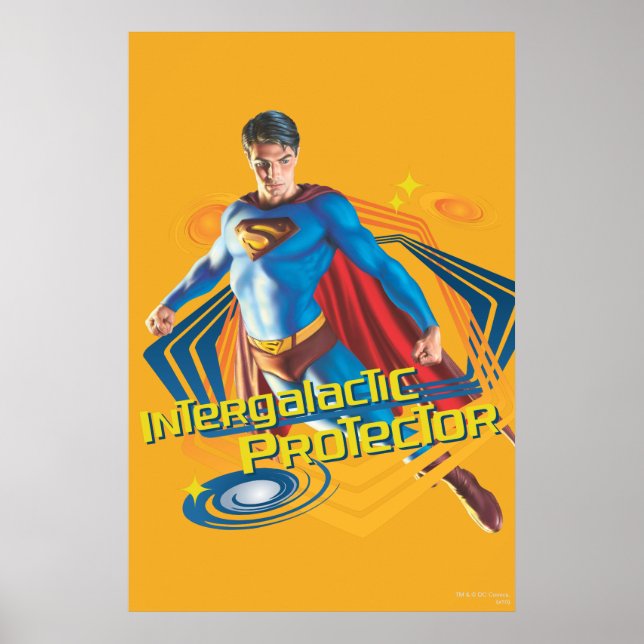 Póster Superman Intergalactic Protector (Frente)