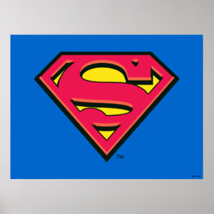 Póster Superman S-Shield Logotipo clásico