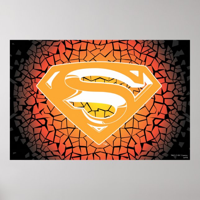 Póster Superman Stylized | Logo de Crackers (Frente)