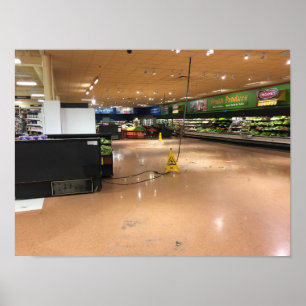 Póster Supermarket Liminal Space Poster