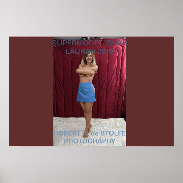 PÓSTER SUPERMODEL ISHAH LAURAH 2018 (Frente)