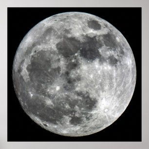 Póster Supermoon Moon Poster