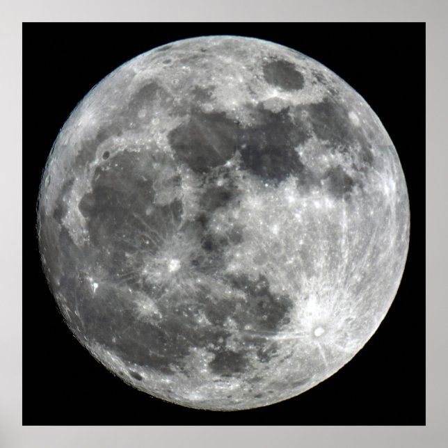 Póster Supermoon Moon Poster (Frente)