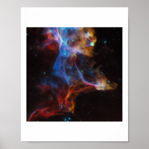 Póster Supernova Permanece En El Pegatina Del Veil Nebula