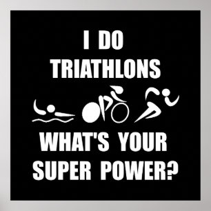 Póster Superpoder del Triathlon