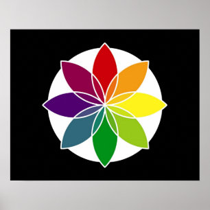 Póster Superposición de color3