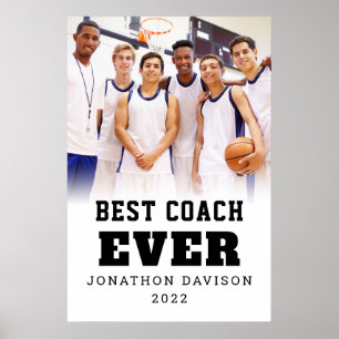 Póster Superposición de foto Año Equipo Mejor entrenador 