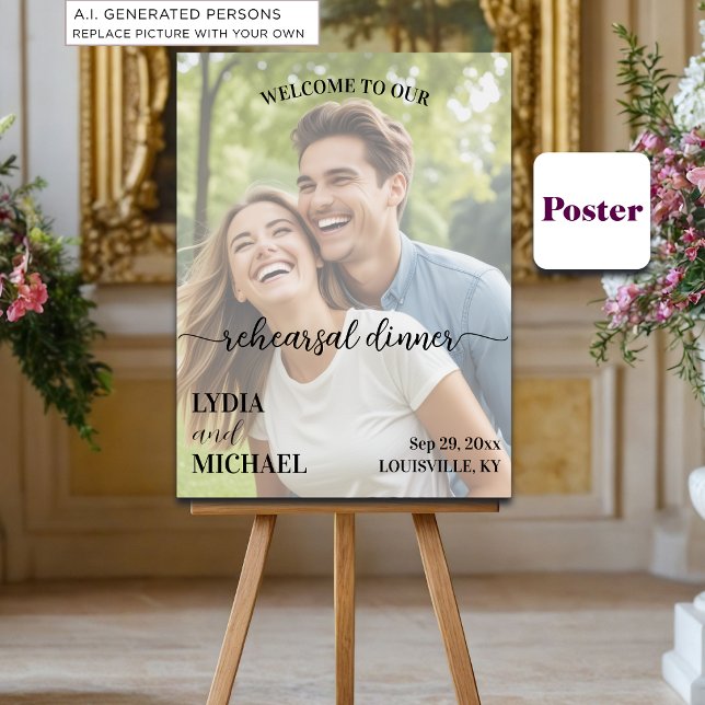 Póster Superposición de texto simple en la cena de ensayo (Subido por el creador)