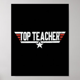 Póster Superprofesor de Apreciación de Maestros de la Cul