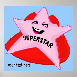 Póster superstar humorous poster!