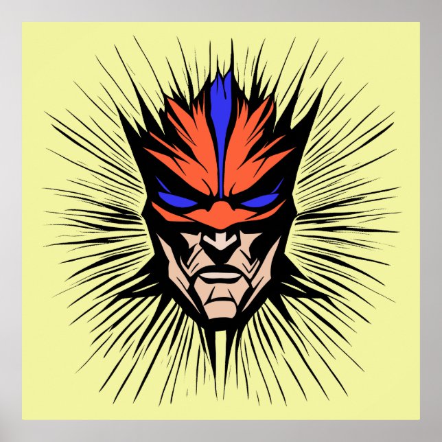 Póster Supervillano (Frente)