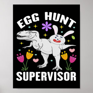 Póster Supervisor De La Caza De Huevos Y Escuadrón De Caz