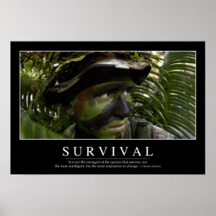 Póster Supervivencia: Cita inspiradora 2