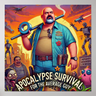 Póster Supervivencia del apocalipsis para el Poster medio