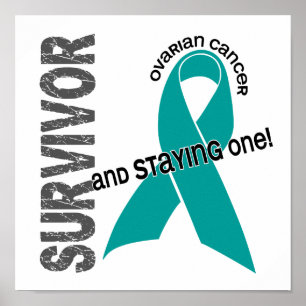 Póster Superviviente 1 Cáncer de ovario