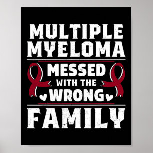 Póster Superviviente de cáncer de sangre Conciencia del m
