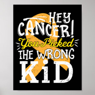 Póster Superviviente de la conciencia sobre el cáncer inf