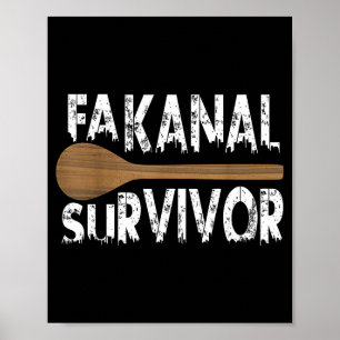 Póster Superviviente Falso - Divertida Herencia de Hijo d