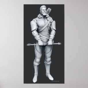 Póster Suplente verde de la flecha