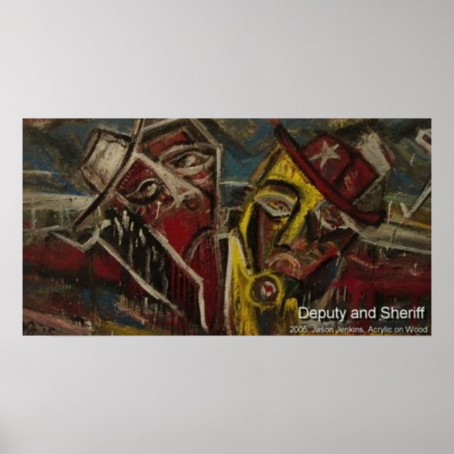 Póster suplente y sherrif (Frente)