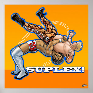 Póster ¡Suplex! favorable poster de lucha