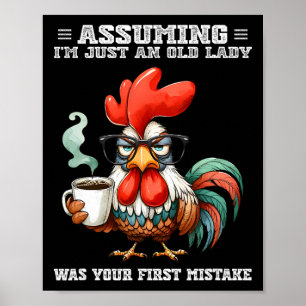Póster Suponiendo que soy solo una anciana fue su primer