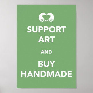 Póster Support Art and Buy Handmade