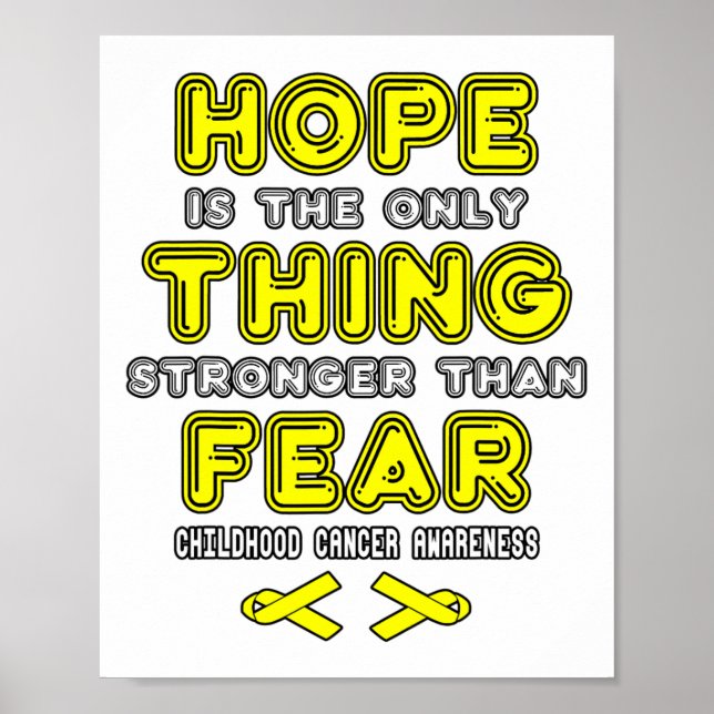 Póster Support Childhood Cancer Awareness 3  (Frente)
