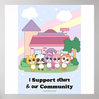 Póster Support Community wall art