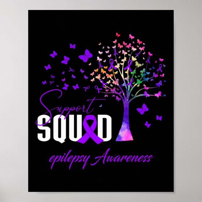 Póster Support Squad For Epilepsy Awareness  (Frente)