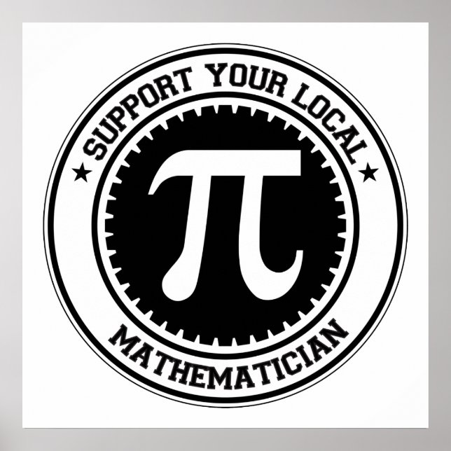 Póster Support Your Local Mathematician (Frente)