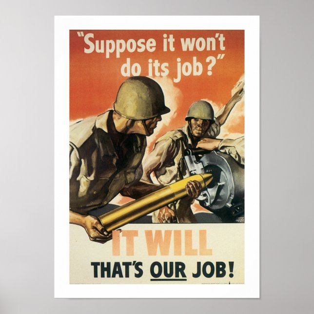 Póster Suppose it won't do its job? (Frente)