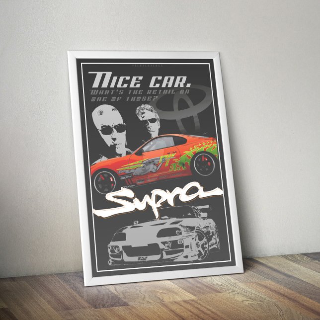 Póster Supra A80 Rápido y Furioso (Subido por el creador)