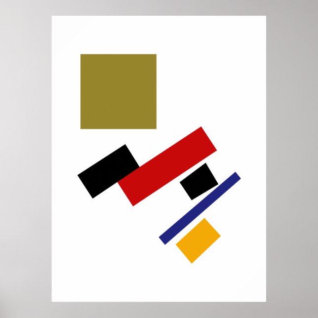 Póster Suprematismo de Kazimir Malevich (Frente)