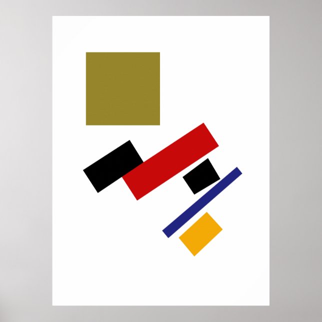 Póster Suprematismo de Kazimir Malevich (Frente)