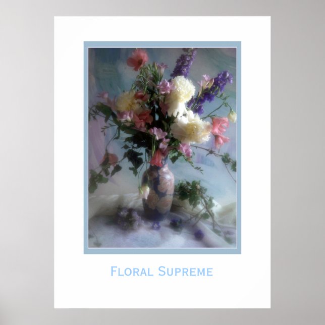 Póster Supremo floral (Frente)
