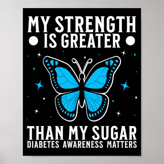 Póster Suprt Diabetes Awareness Month Diabetes For Women  (Frente)