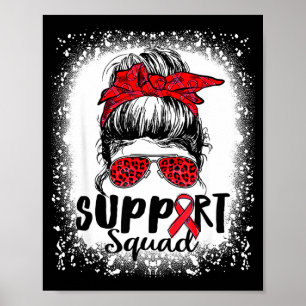 Póster Suprt Squad Coincidente Familia Conciencia Enferme