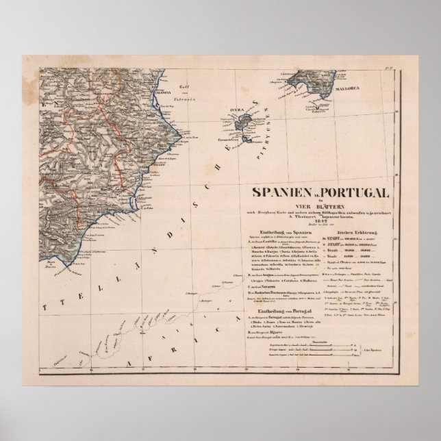 Póster Sur de España (Frente)