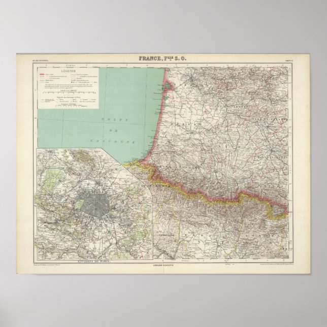 Póster Sur de Francia (Frente)