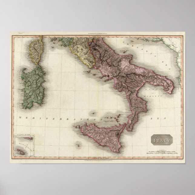 Póster Sur de Italia (Frente)