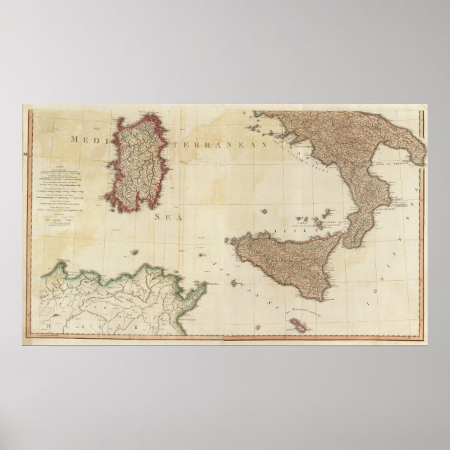 Póster Sur de Italia (Frente)