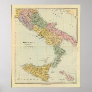 Póster Sur de Italia