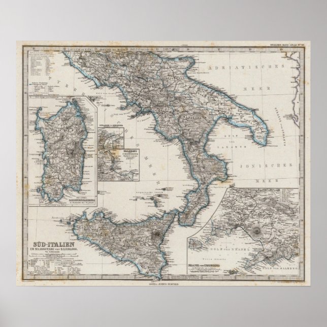 Póster Sur de Italia 2 (Frente)