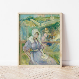 Póster Sur La Plage À Portrieux   Berthe Morisot
