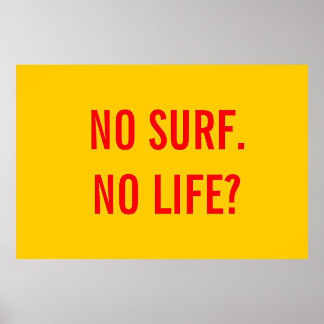 Póster surf (Frente)