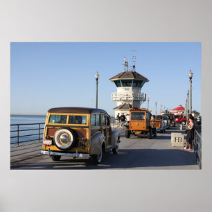 Póster Surf City Pier