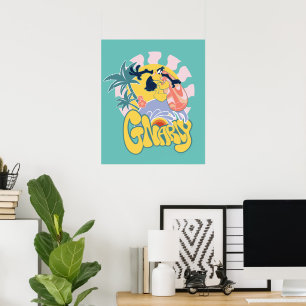 Póster Surf DAFFY DUCK™ - Gnarly